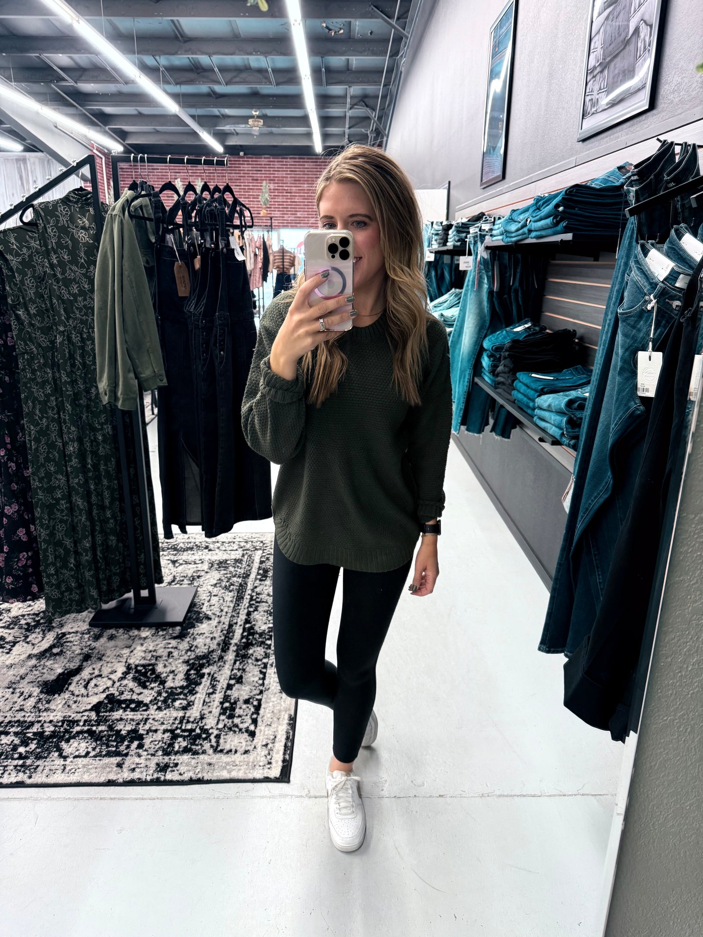 Cozy Textured Knit Sweater