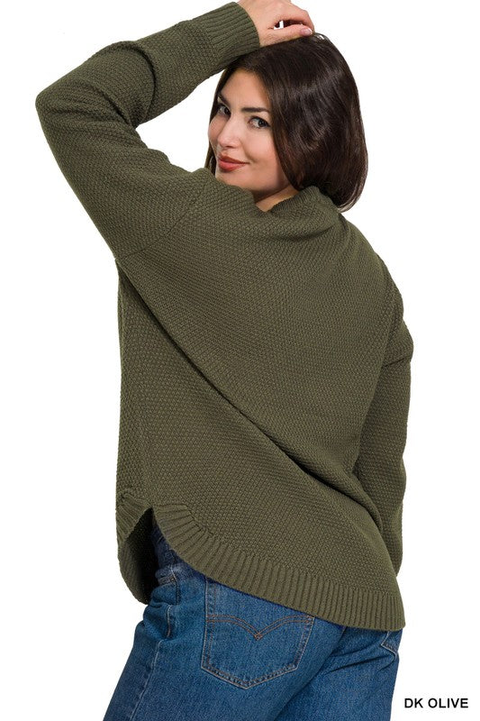 Cozy Textured Knit Sweater