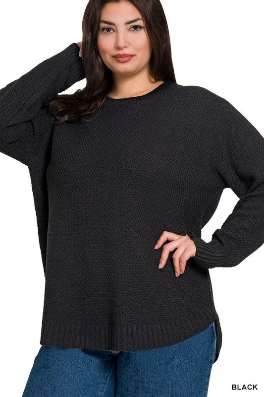 Cozy Textured Knit Sweater