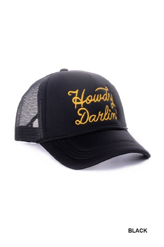 Howdy Darlin Mesh Trucker Hat