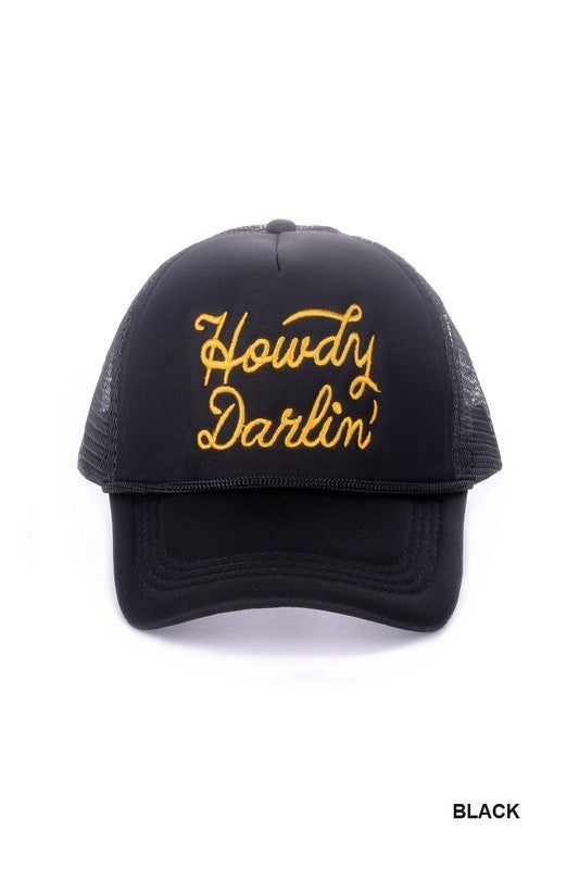 Howdy Darlin Mesh Trucker Hat